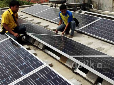 Rumah di Menteng Sudah Jual Listrik ke PLN