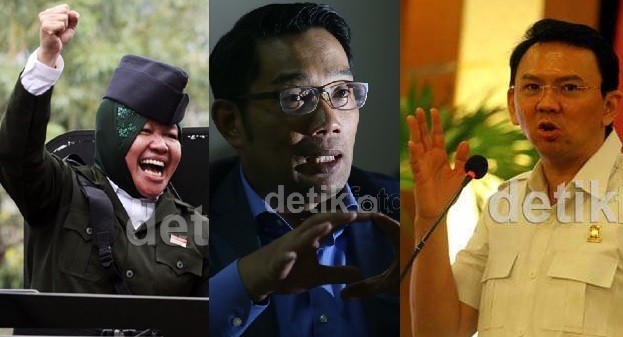 Ridwan atau Risma yang Lebih Mengancam Ahok di Pilgub DKI?