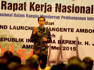 Jokowi Buka Rakernas Apeksi 2015