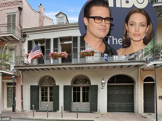 Bye New Orleans! Brad Pitt dan Angelina Jolie Jual Rumahnya Senilai Rp 84,4 M