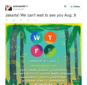 Echosmith: Jakarta! We Cant Wait To See You!
