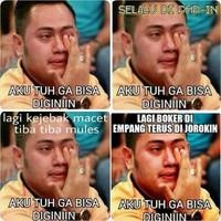  'Aku tuh nggak bisa diginiin', meme Nassar ini diambil dari pose sedih Nassar (ist) yang diabadikan detikHOT.
