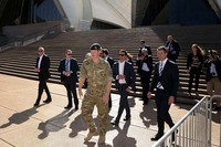 Pangeran Harry saat gelar meet and greet di Sydney Opera House. Mark Metcalfe/Getty Images/detikFoto.
