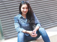 Farah akan berperan dalam film '3 Dara' yang juga dibintangi Adipati Dolken, Tora Sudiro dan aktor lainnya. Pool/Gus Mun/detikFoto.