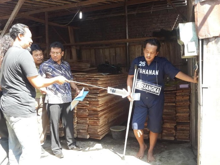 Rekonstruksi Pembunuhan Juragan Kayu, Niat Pelaku Berawal dari HP Tertinggal