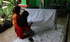 Mantan TKI Dilatih Keterampilan Membatik