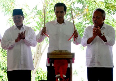Jokowi Resmikan Proyek Infrastruktur di Malut
