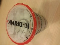 Selain menyediakan makanan khas Korea, SamWon Express juga menyediakan aneka milk tea.