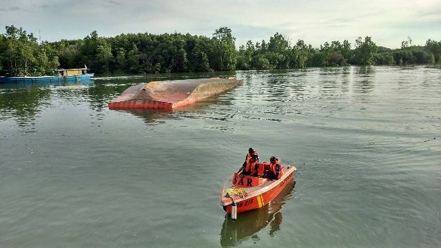 Balon Udara akan Digunakan Angkat Kapal yang Terbalik di Kaltim