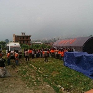 RS Darurat Indonesia Sudah Layani 1.100 Korban Gempa Nepal