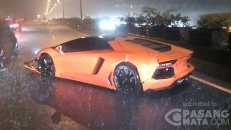 Nopol Lamborghini yang Kecelakaan di Ancol Tak Terdaftar di Samsat Online