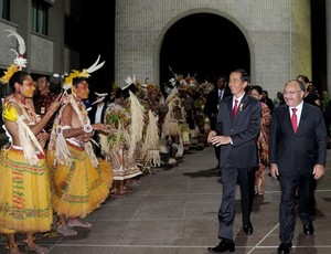 Jokowi Dijamu Makan Malam oleh PM PNG, Ini Menunya