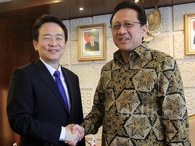 Ketua DPD Terima Gubernur Gyeonggi Korsel