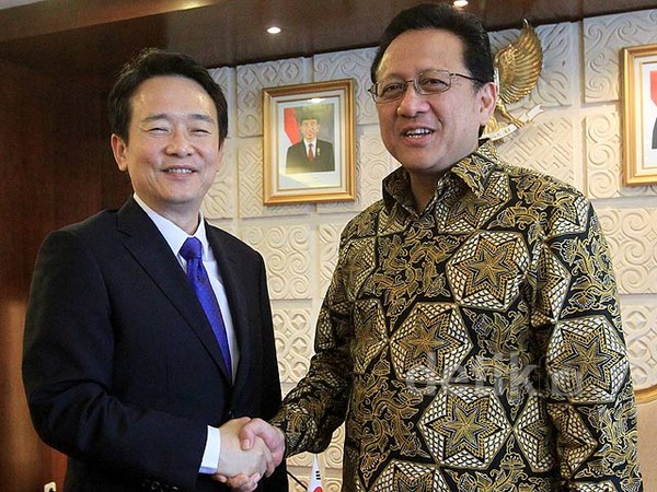 Ketua DPD Terima Gubernur Gyeonggi Korsel