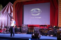 Presiden NMI Steve Ardianto memberikan sambutan di depan sekitar 2.000 risers, pemilik mobil Datsun. Datsun sudah menjadi salah satu merek LCGC yang terlaris di Indonesia. Ist/Nissan.