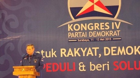 Buka Kongres PD, SBY Tegaskan 3 Sikap Dukung Pemerintahan Jokowi
