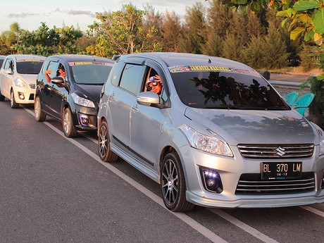 ERCI Aceh Kirim 3 Mobil ke Bali