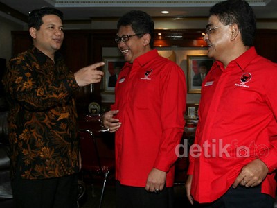 Sekjen PDIP Temui Ketua KPU