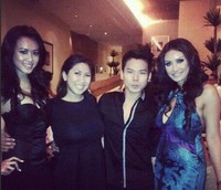 Posenya bersama Shinta Bachir. Instagram@obieabbas