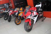 Harga moge bekas yang ditawarkan di tempatnya itu cukup kompetitif sehingga masyarakat Indonesia yang ingin memiliki moge bisa tercapai. Pool/Marshall Auto Gallery.