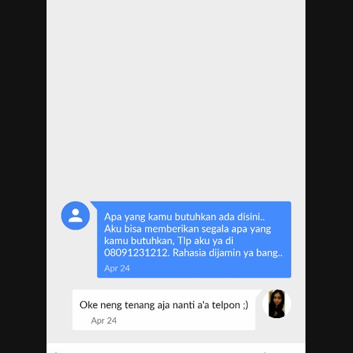 SMS Cabul Juga Diterima Kaum Hawa, Walau Mengganggu Tapi Ditanggapi Guyon