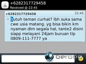 Pulang dari Singapura, Gerry Kaget Dapat SMS Cabul di Indonesia