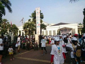 Ribuan Warga Rayakan 237 Tahun Museum Nasional di Car Free Day