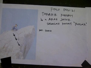 Eri Sempat Difoto di Atas Batu Sebelum Jatuh ke Kawah, Ini Penampakannya