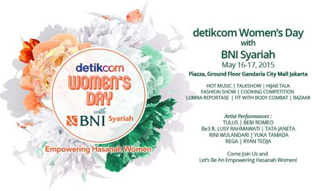 Rinni, Bebi Romeo dan Be3 Siap Ramaikan detikcom Womens Day with BNI Syariah