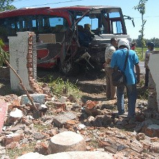 Ini Kondisi Bus dan Kerusakan Akibat Kecelakaan di Situbondo