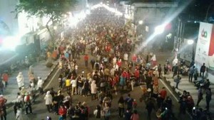 Sampah Acara CFN Asia Afrika Mencapai 5 Meter Kubik