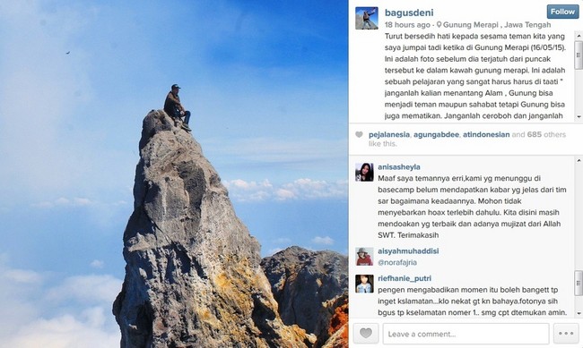 Hati-hatilah Saat Berfoto di Alam, Ini 5 Selfie yang Berakhir Tragis
