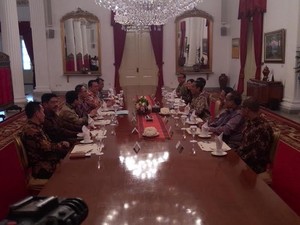 Begini Suasana Rapat Jokowi dengan Para Petinggi Lembaga Negara