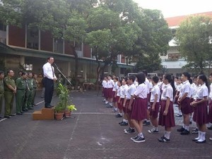 Sambangi SD Santa Theresia, Ini Pesan Ahok: Orang Kreatif Percaya Tuhan