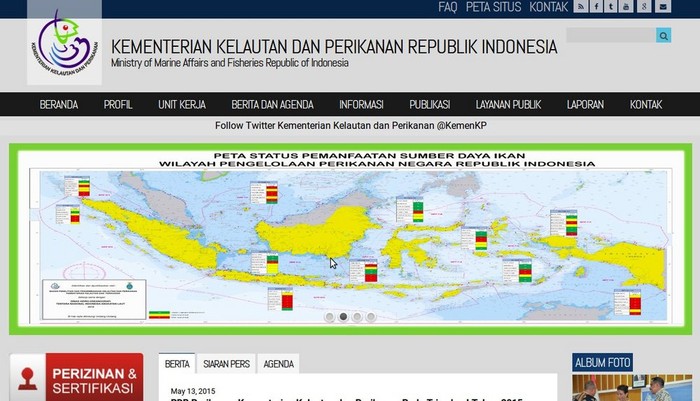 AS Hingga Israel Pantau Website Kementerian Susi