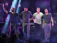 Coldplay berhasil meraih penghargaan Top Rock Album. Ethan Miller/Getty Images/detikFoto.