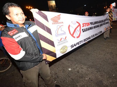 Sosialisasi Safety Riding Wahana Riders