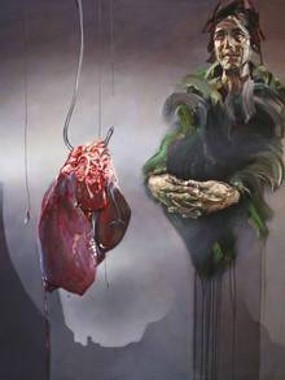 Hebat! Seniman Ini Bisa Melukis Perang Suriah Saat Pingsan