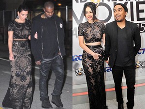 Aura Kasih dan Glenn Fredly Bergaya Bak Kim Kardashian dan Kanye West