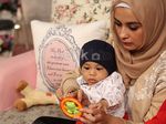 Gemes! Putra Shireen dan Teuku Wisnu Cute Banget