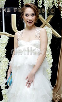 BCL saat ditemui di Indonesia Movie Awards 2015 yang digelar di  Balai Sarbini, Jakarta, Senin (18/5/2015) malam. Pool/Palevi S/detikFoto.