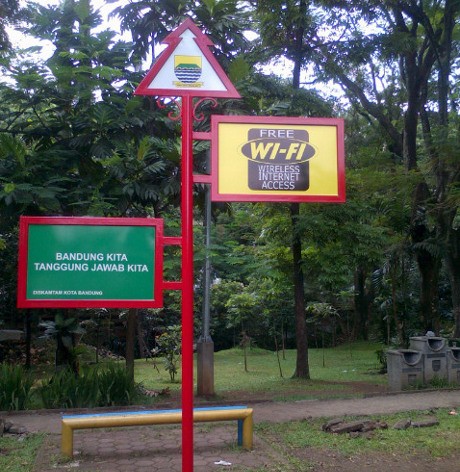 Asyik Taman di Bandung akan Dipasang Toilet Portable