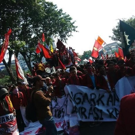 Demo dalam Rangka Harkitnas, Jalan Medan Merdeka Utara Jakpus Ditutup Total