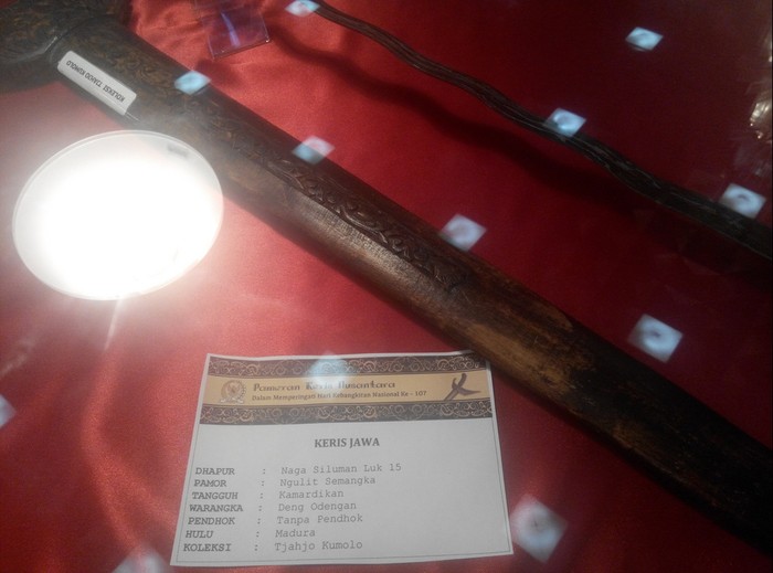 Keris Naga Siluman pun Dipajang di Pameran Keris DPR