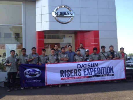 Datsun Risers Mengintip Fasilitas Diler Datsun di Indramayu