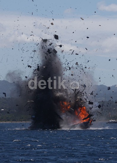 Ini Identitas 41 Kapal yang Dibom Menteri Susi dan TNI AL