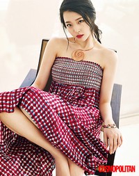 Pemotretan dilakukan di kawasan Uluwatu. (Dok. Cosmopolitan Korea)