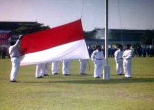 Upacara Harkitnas di Lapas Porong, Dua Napi Terorisme Jadi Pengibar Bendera