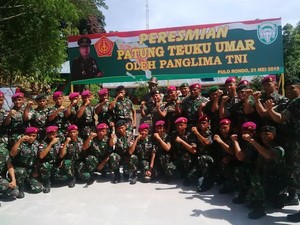 Panglima TNI Resmikan Patung Teuku Umar di Pulau Rondo Aceh