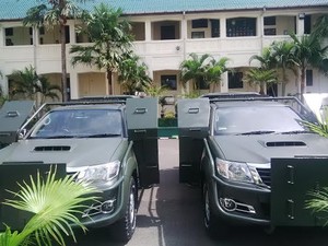 Moeldoko Rancang Mobil Berperisai untuk TNI